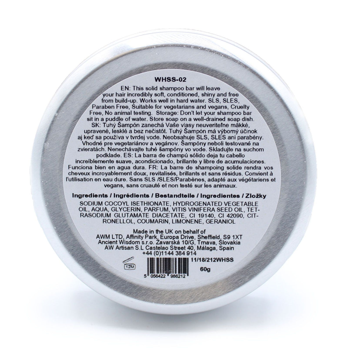 Wild Hare Solid Shampoo Bar 60g - Aloe Vera – view 2