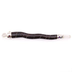 Natural Curved Wood and Rock Quartz Wand - 22cm – view 2
