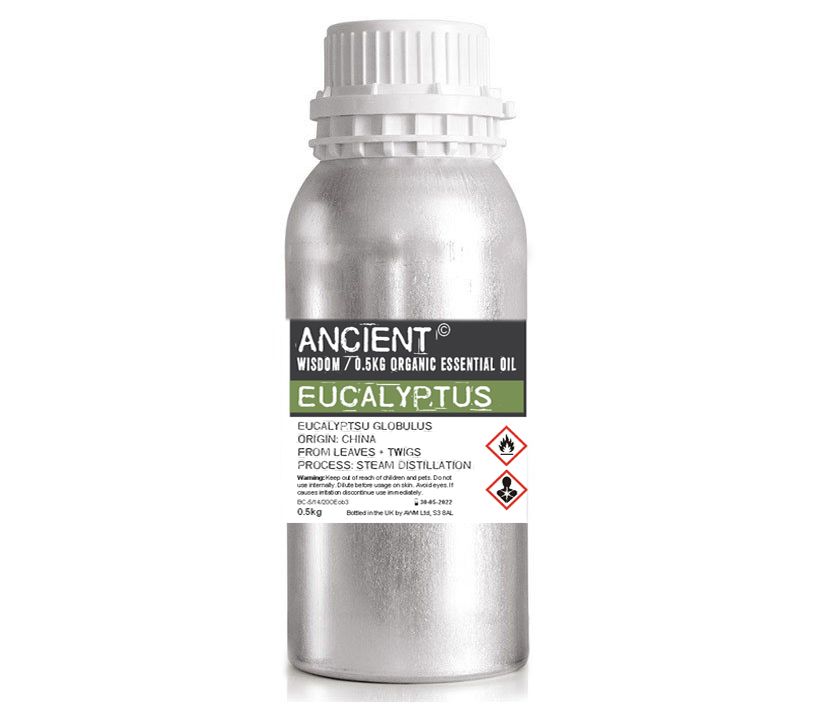 Eucalyptus Organic Essential Oil - 500g Bulk