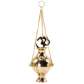 Hanging Brass Incense Burner - Om Symbol