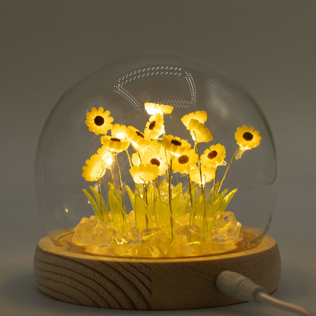 Floral Glow Dome - Sunflowers, LED USB – view 6