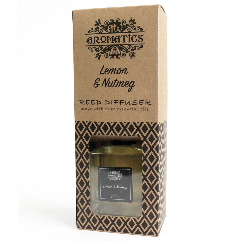 Lemon & Nutmeg Essential Oil Reed Diffuser 200ml – view 2