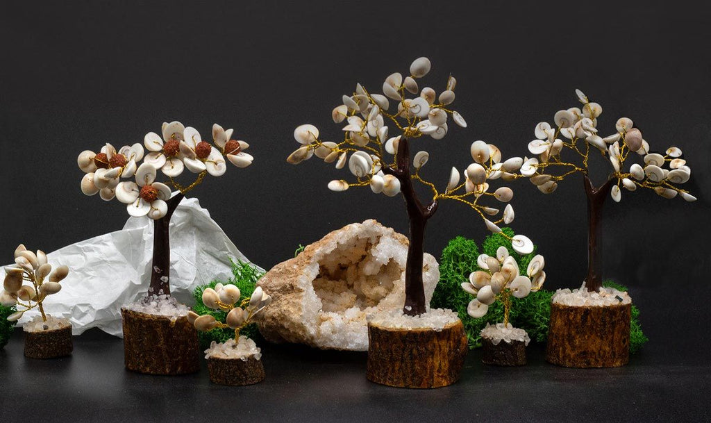 Gomati Chakra Stone Trees, Set of 4 Sizes – view 3