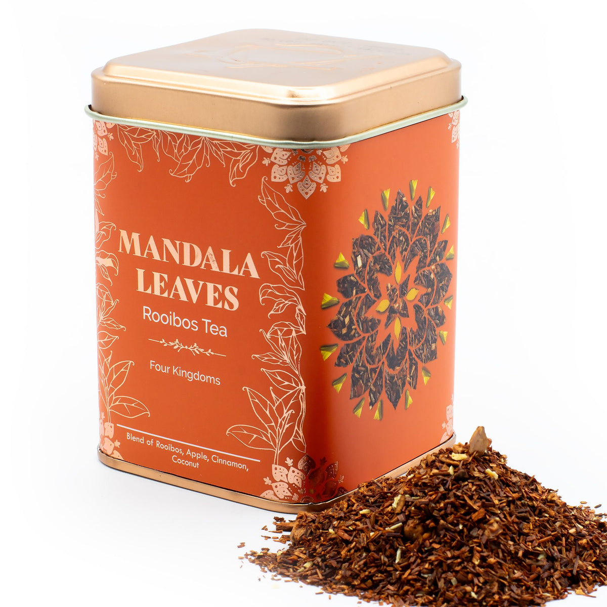 Four Kingdoms Rooibos Apple Cinnamon Tea Tin 50g
