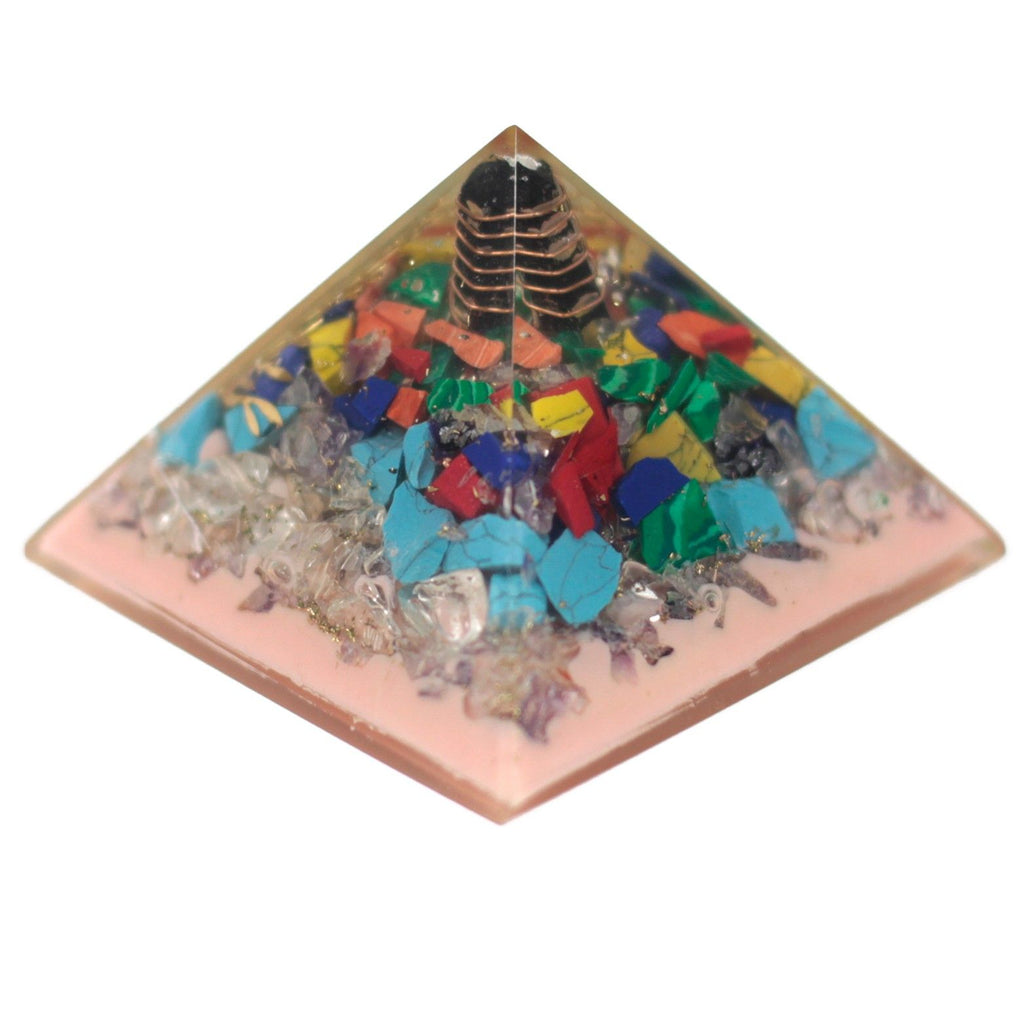 Orgonite Pyramid 70mm - Tree of Life Base – view 2