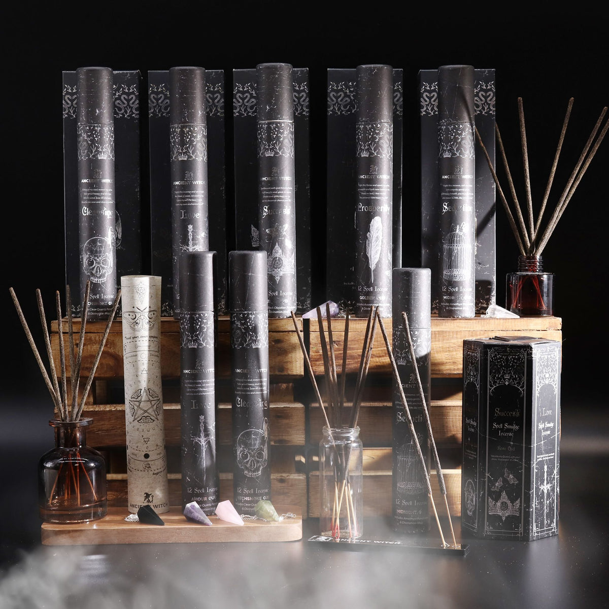 Ancient Witch Seduction Incense with Amethyst Pendulum – view 5