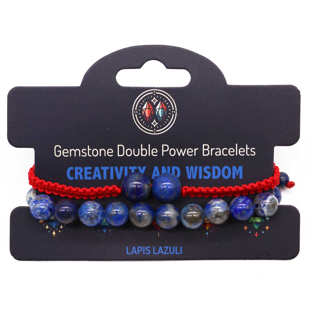 Sodalite Double Power Bracelet Set – view 3