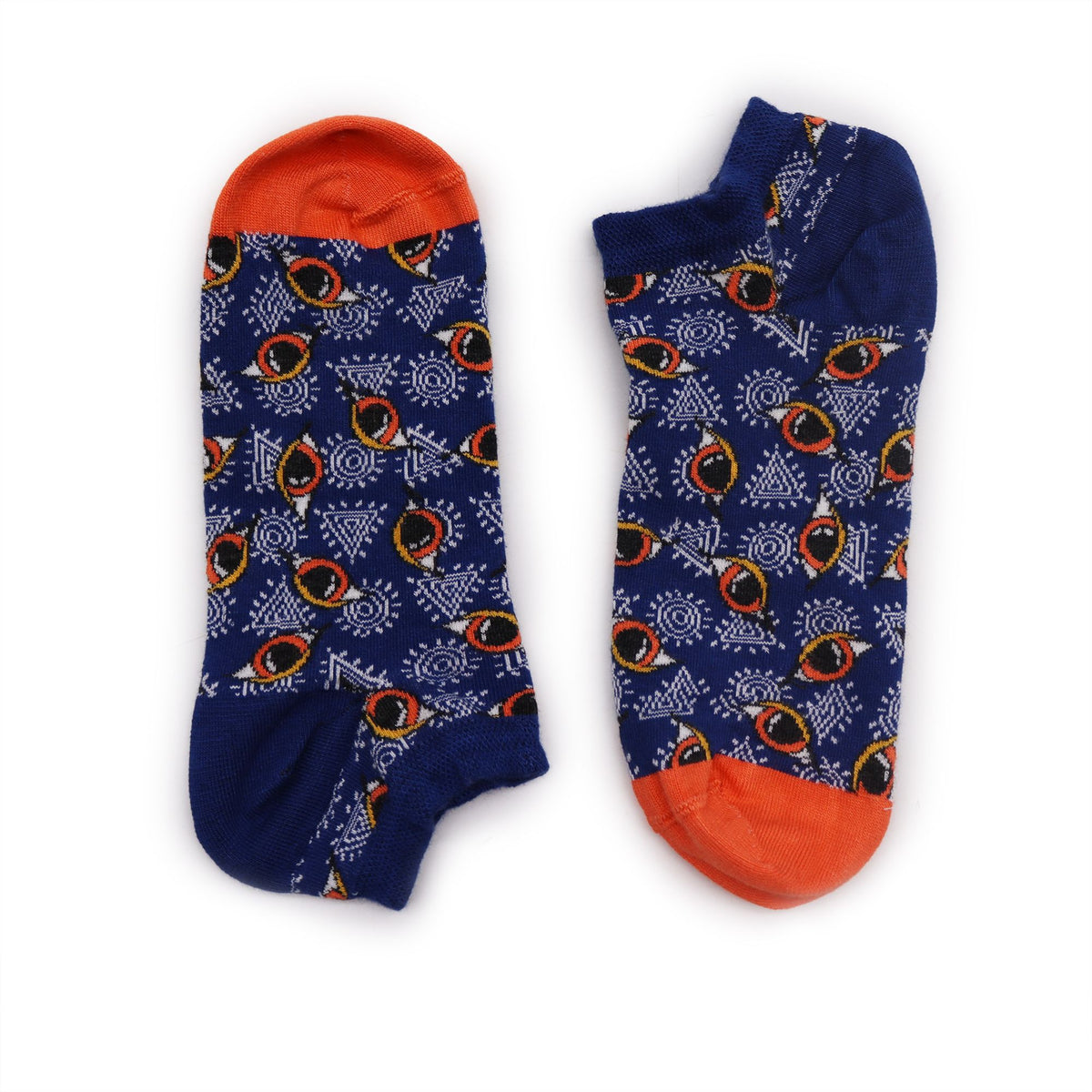 Hop Hare Bamboo Low Trainer Socks - Egyptian Pyramids – view 4