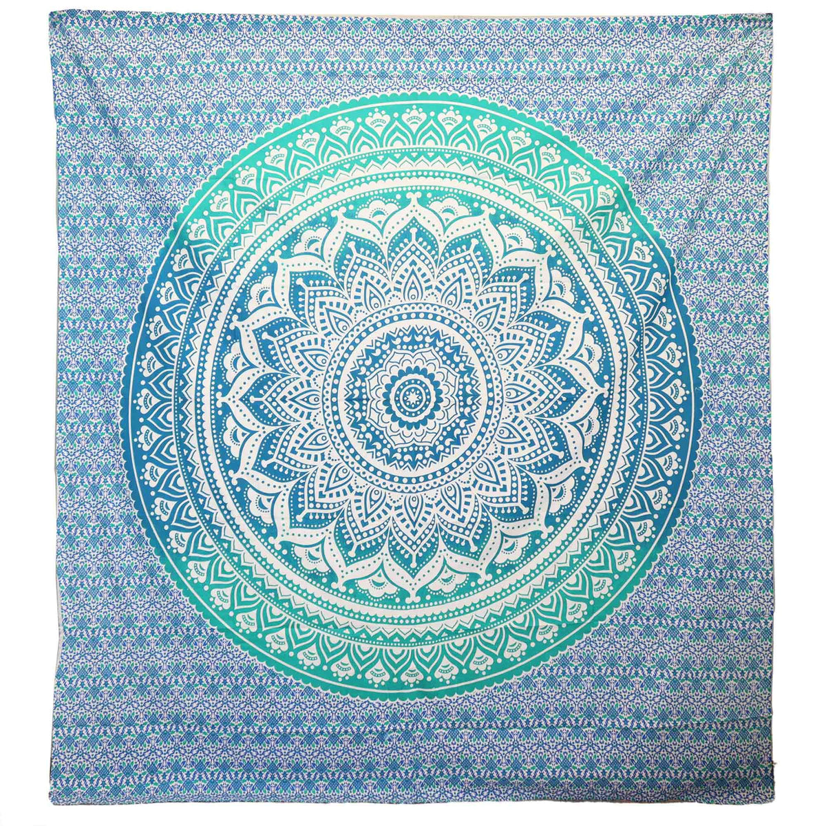 Umrao Mandala Wall Hanging & Beach Throw - Green