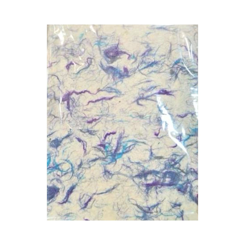 Lokta Wrapping Paper 51x76cm, Blue Cotton, Pack of 5 – view 5