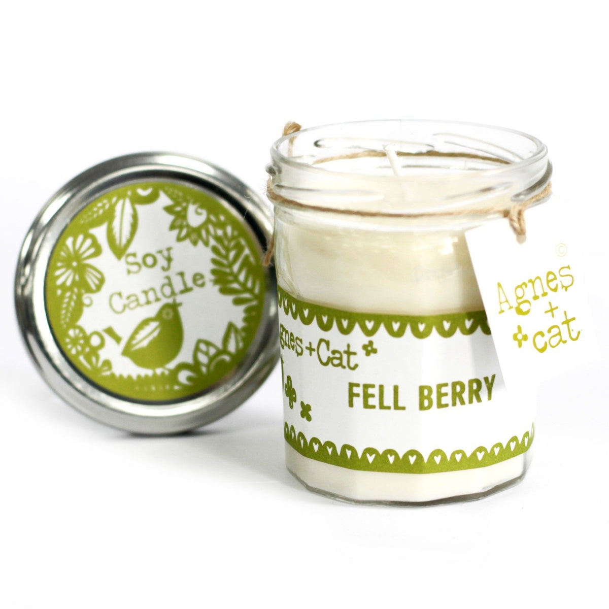 Soy Wax Jam Jar Candle - Fell Berry, 220 ml