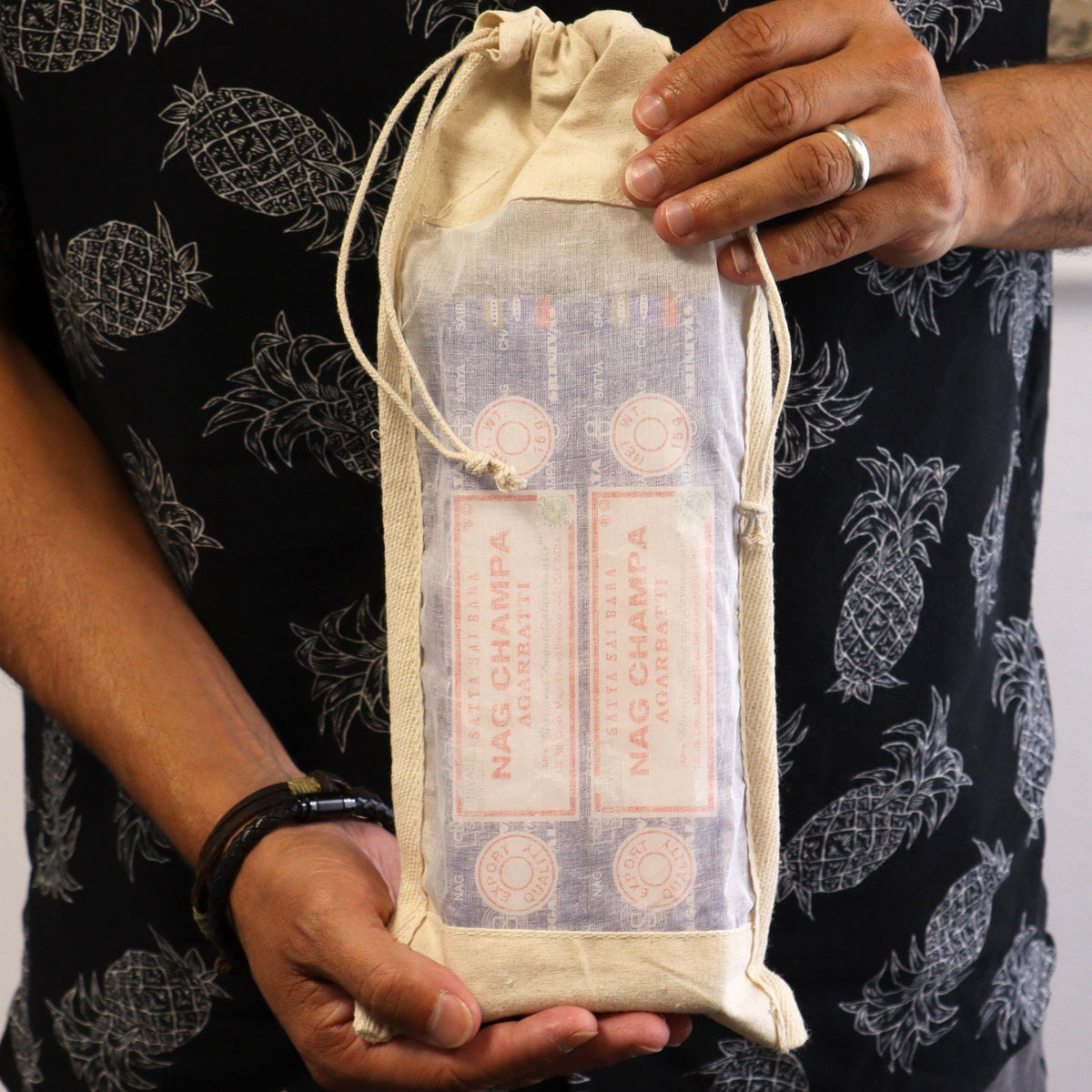 Long Cotton Window Pouch 35x15cm – view 2