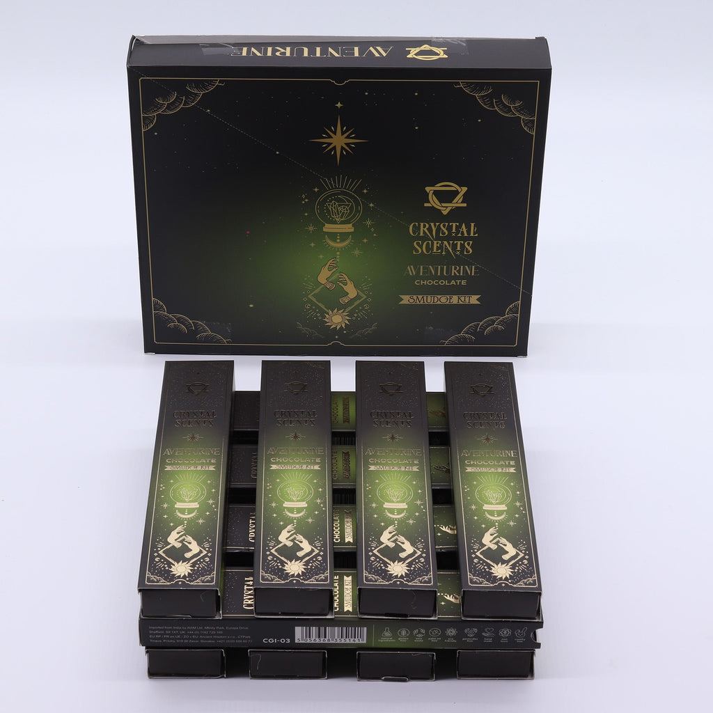 Aventurine Crystal Scents Smudge Incense Sticks - Chocolate – view 2