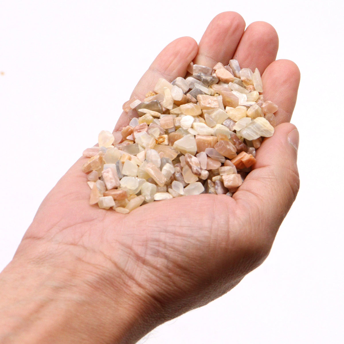 Moonstone Gemstone Chips - 1kg Bulk Bag
