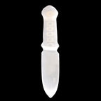 Selenite Ritual Knife, Chakra Handle, 20cm – view 4