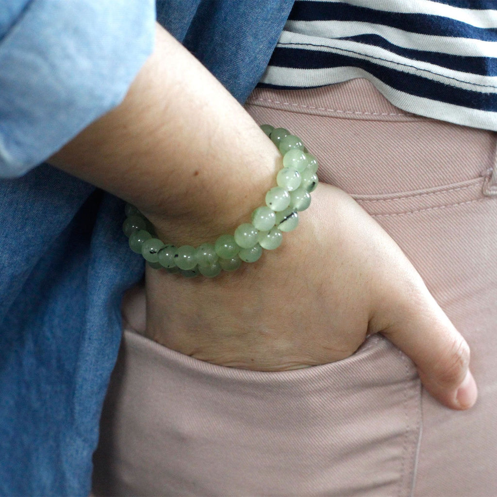 Power Bracelet - Jade Beads 8mm – view 6