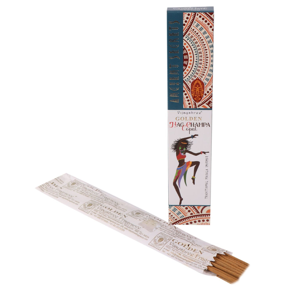 Golden Copal and Nag Champa Incense Sticks (15g) – view 2
