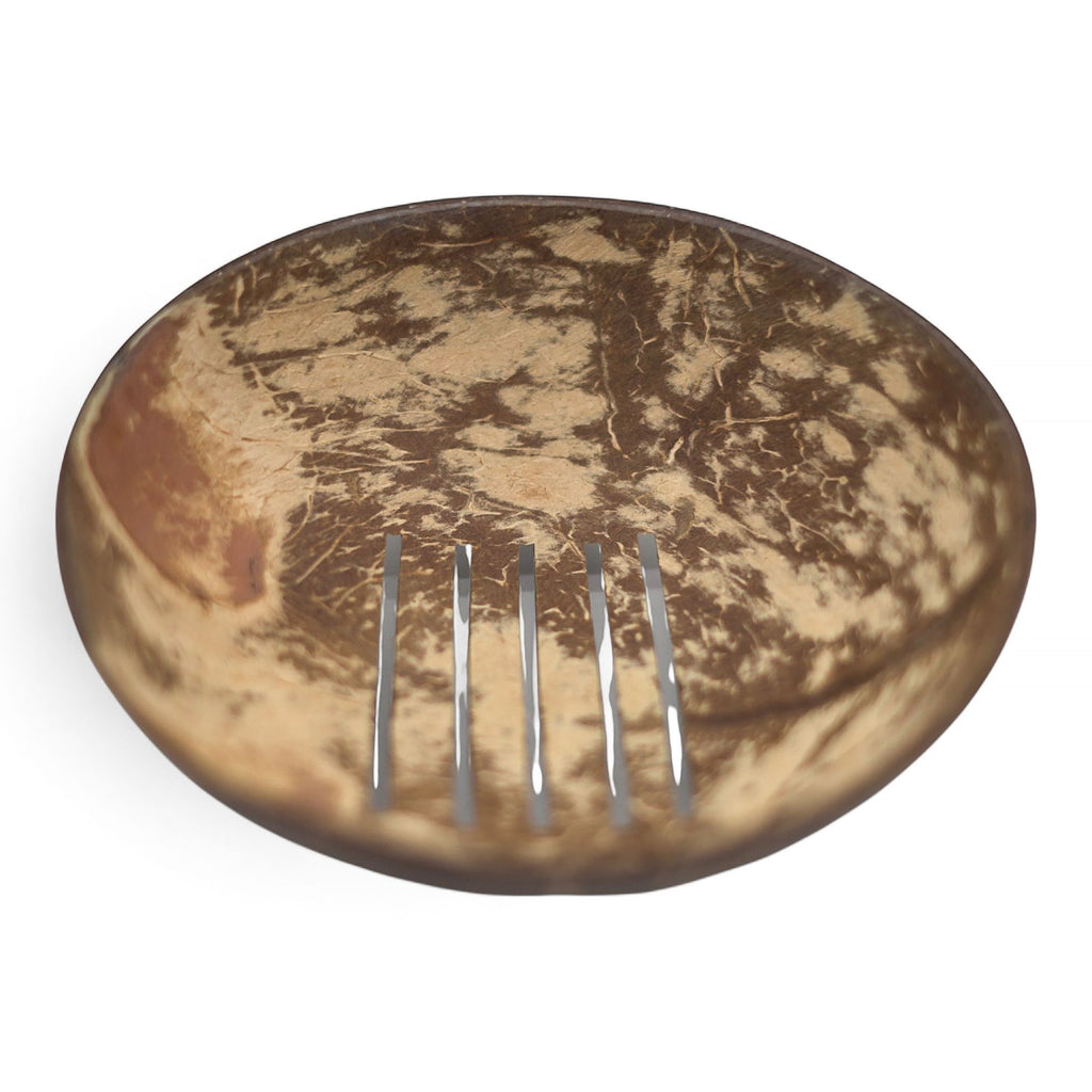 Coconut Shell Soap Dish - Round 11cm – view 10