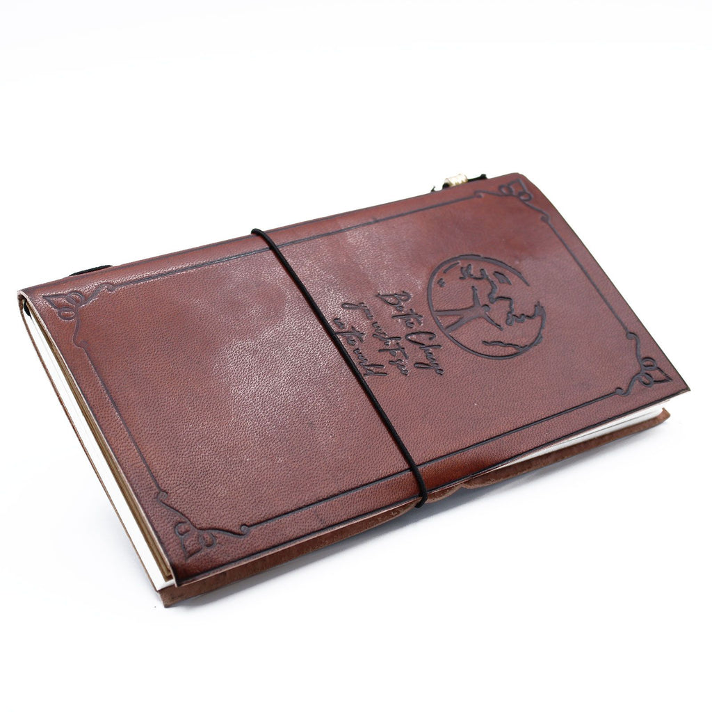 Leather Journal - Be the Change - Brown (80 pages) – view 5