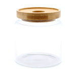 Cottage Glass Storage Jar with Bamboo Lid - 10 cm – view 7