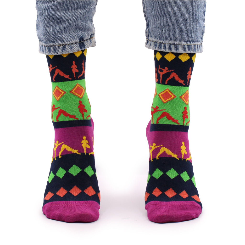 Hop Hare Bamboo Socks (36-40) - Yoga Poses – view 3