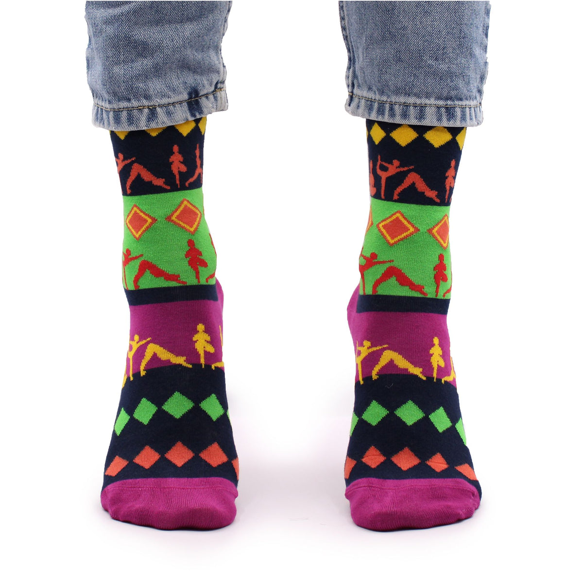 Hop Hare Bamboo Socks (36-40) - Yoga Poses – view 3