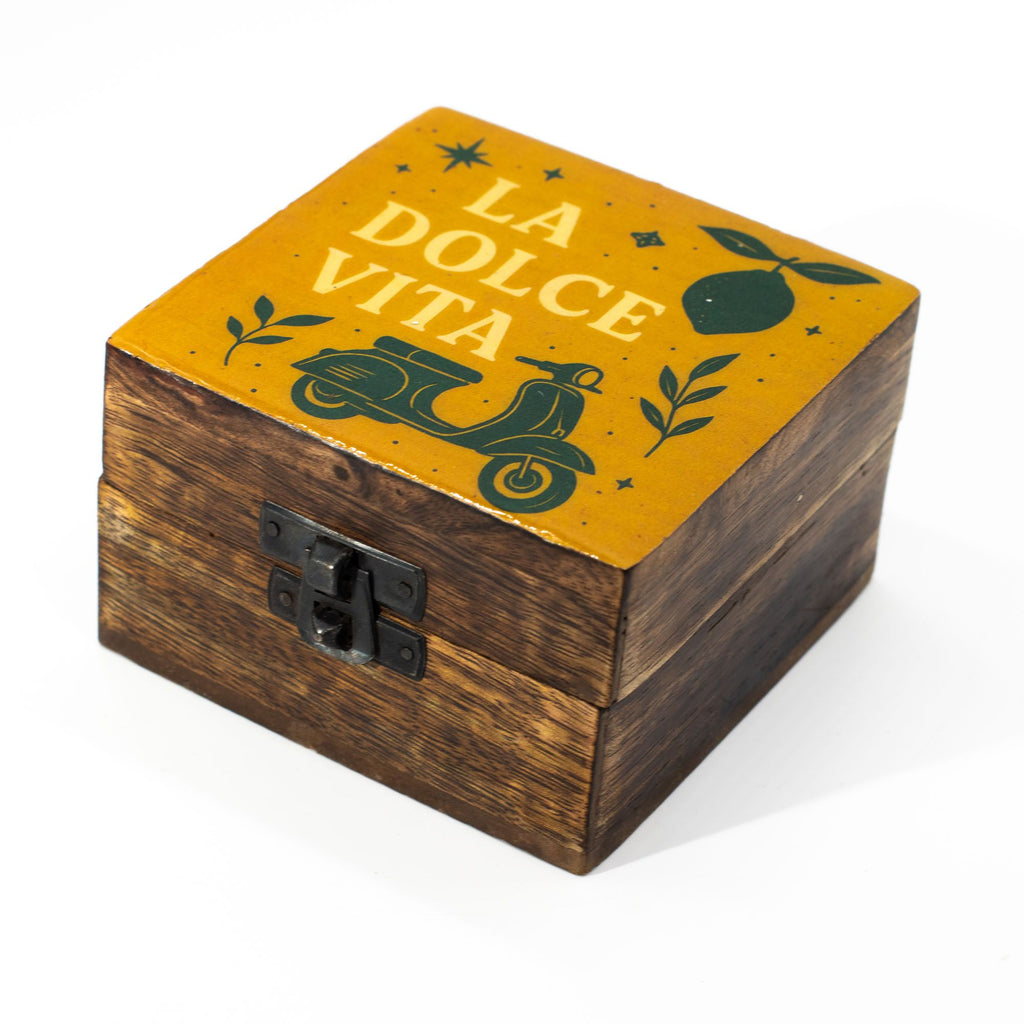 Small Enamelled Box - La Dolce Vita – view 2