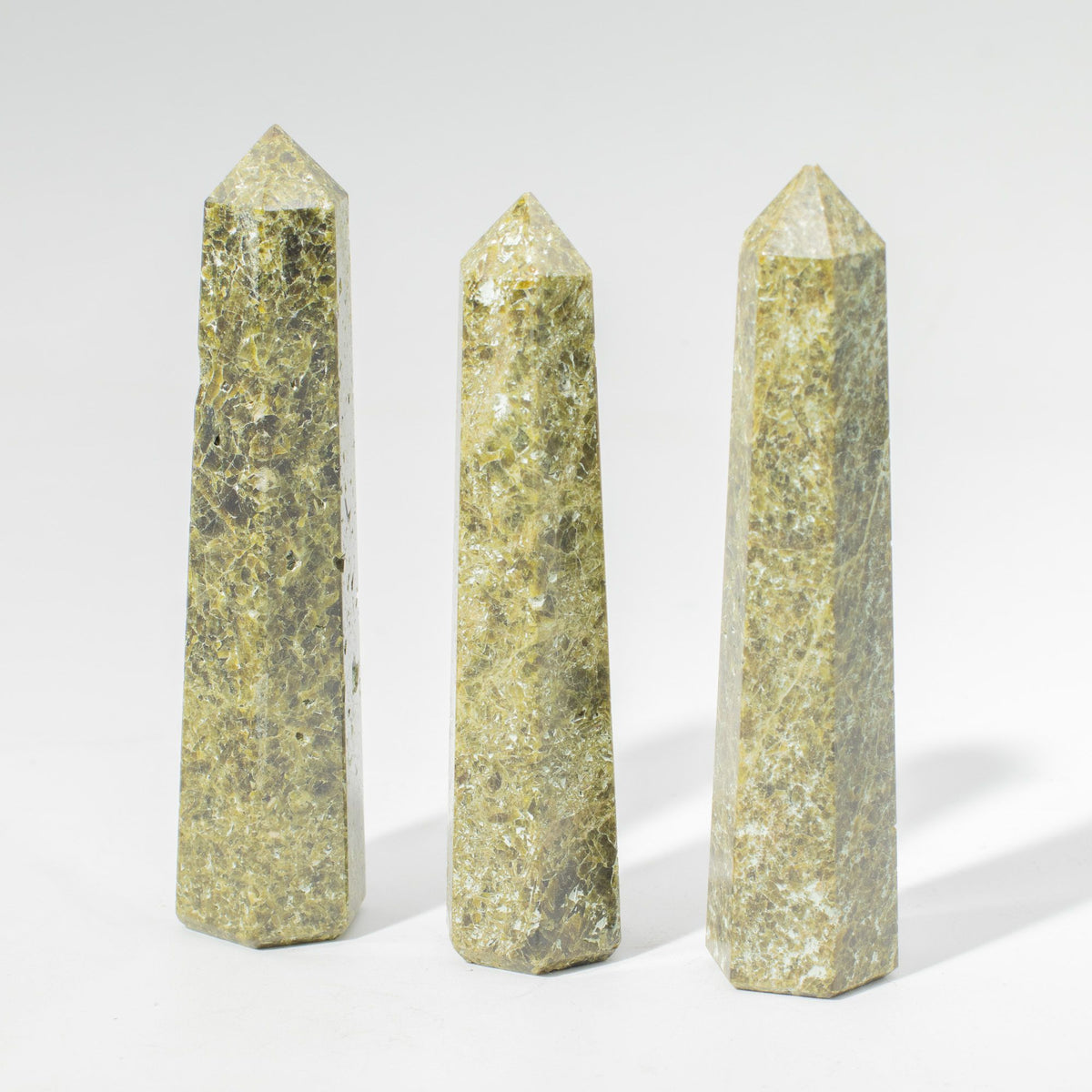 Epidote Six Face Obelisk Point approx 11cm – view 3