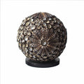 Boho Seashell Lamp - Chocolate Twist Globe, 15cm