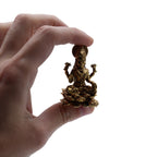 Brass Laxmi Miniature Statue - 49mm – view 4