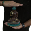 Brass Sitting Buddha Statue – Large