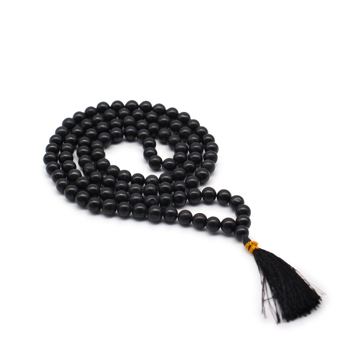 108 Bead Mala - Black Agate – view 2