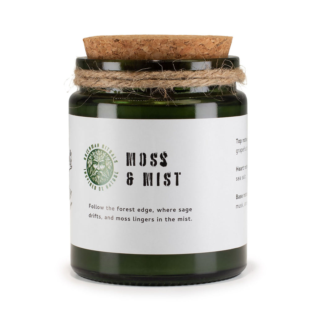 Greenman Woodwick Soy Candle - Moss & Mist – view 7