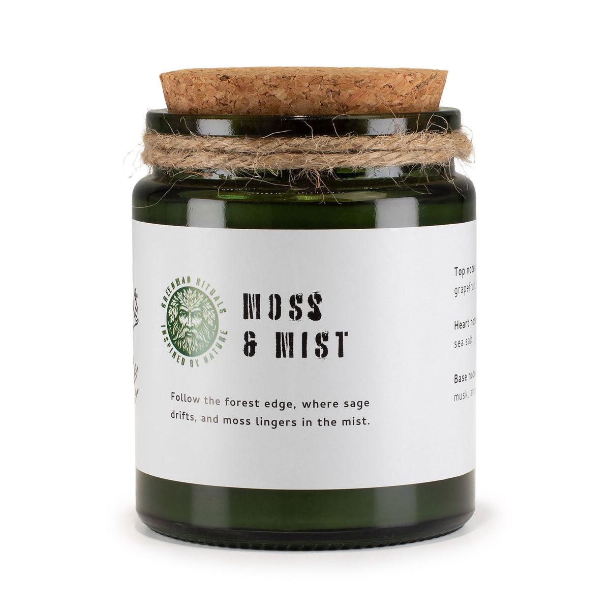 Greenman Woodwick Soy Candle - Moss & Mist – view 7