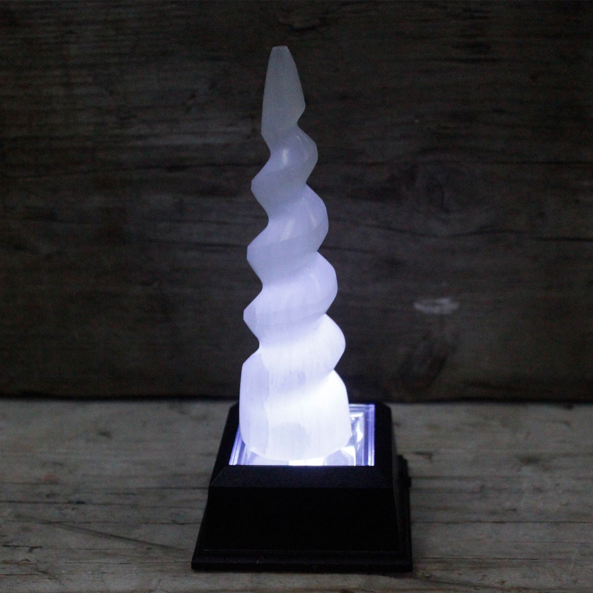 Selenite Spiral Tower - 15 cm – view 2