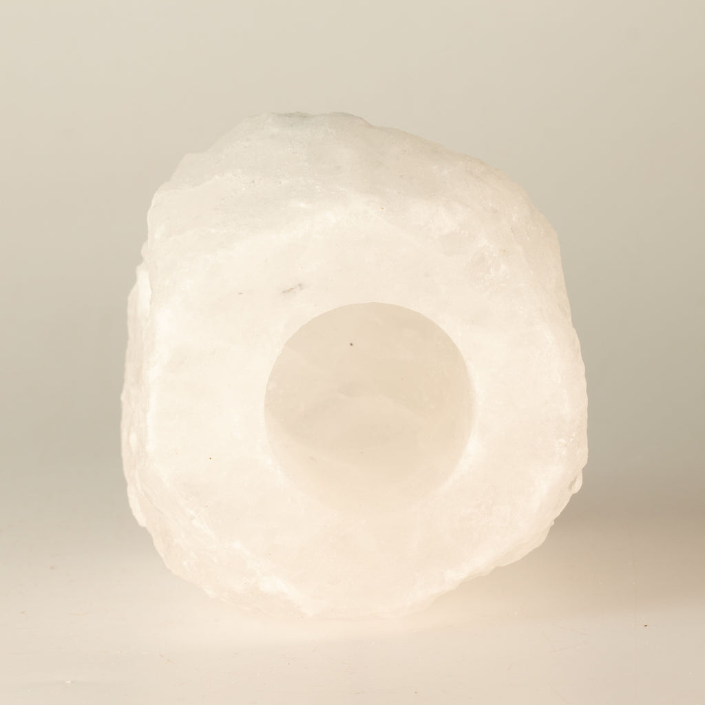 Crystal Rock Himalayan Salt Candle Holder, 600-800 g – view 4