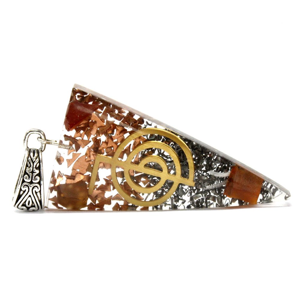 Orgonite Power Pendant - Three Metals Power Point – view 2
