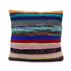 Rag Rug Cushion Cover - Charcoal Greys - 40x40cm – view 3