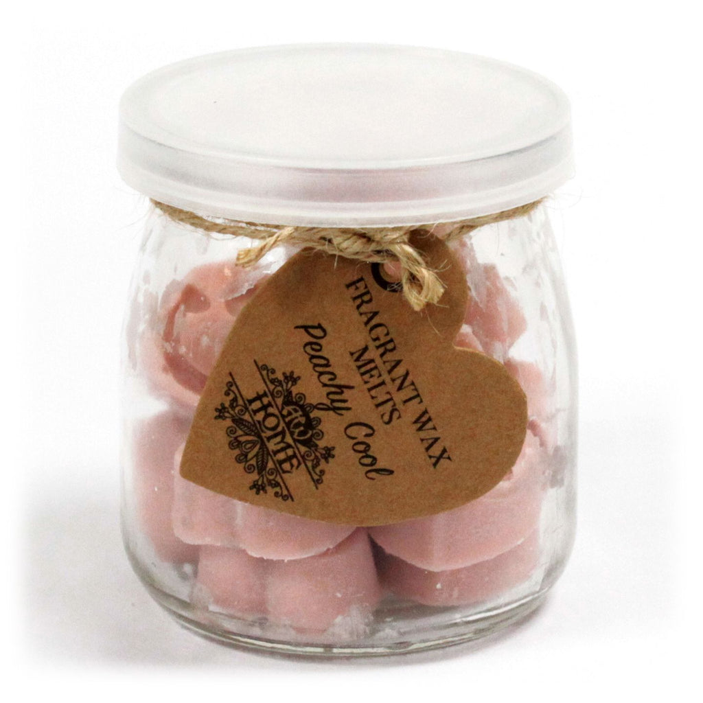 Soy Wax Melts Jar - Peachy Cool, 16 Hearts – view 6