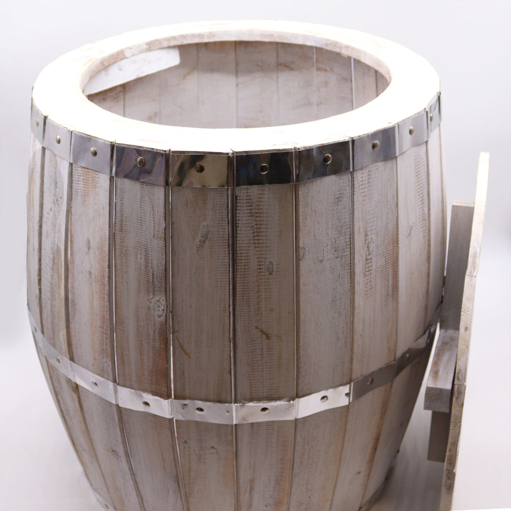 Beer Barrel Table - Whitewash, 60x48.5cm – view 2