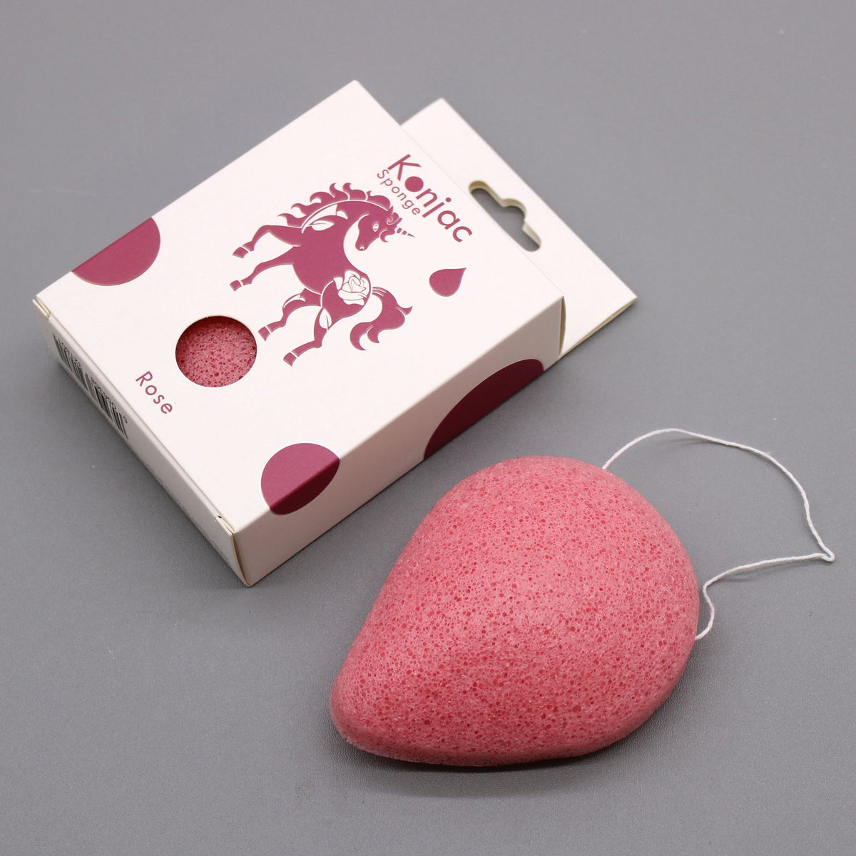 Teardrop Konjac Sponge - Rose – view 4
