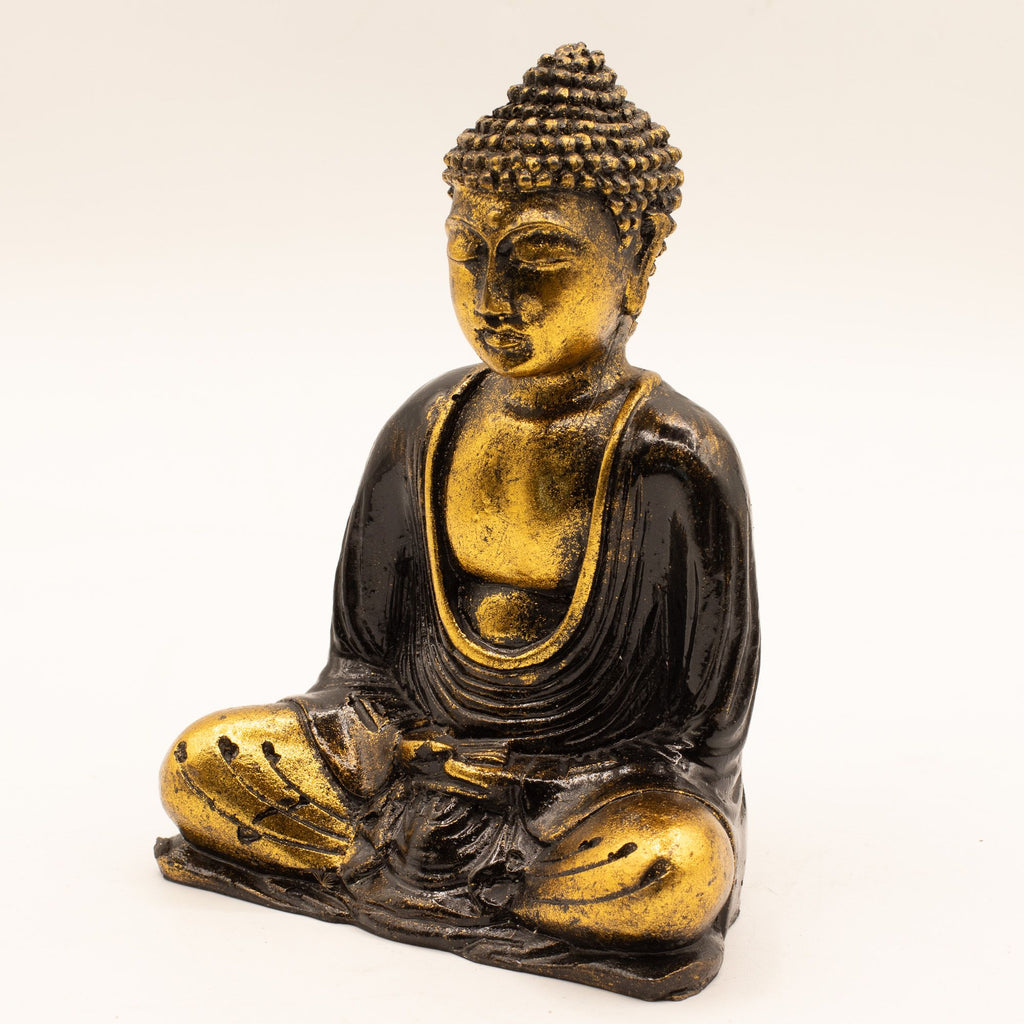 Black & Gold Buddha Statue - Medium – view 2
