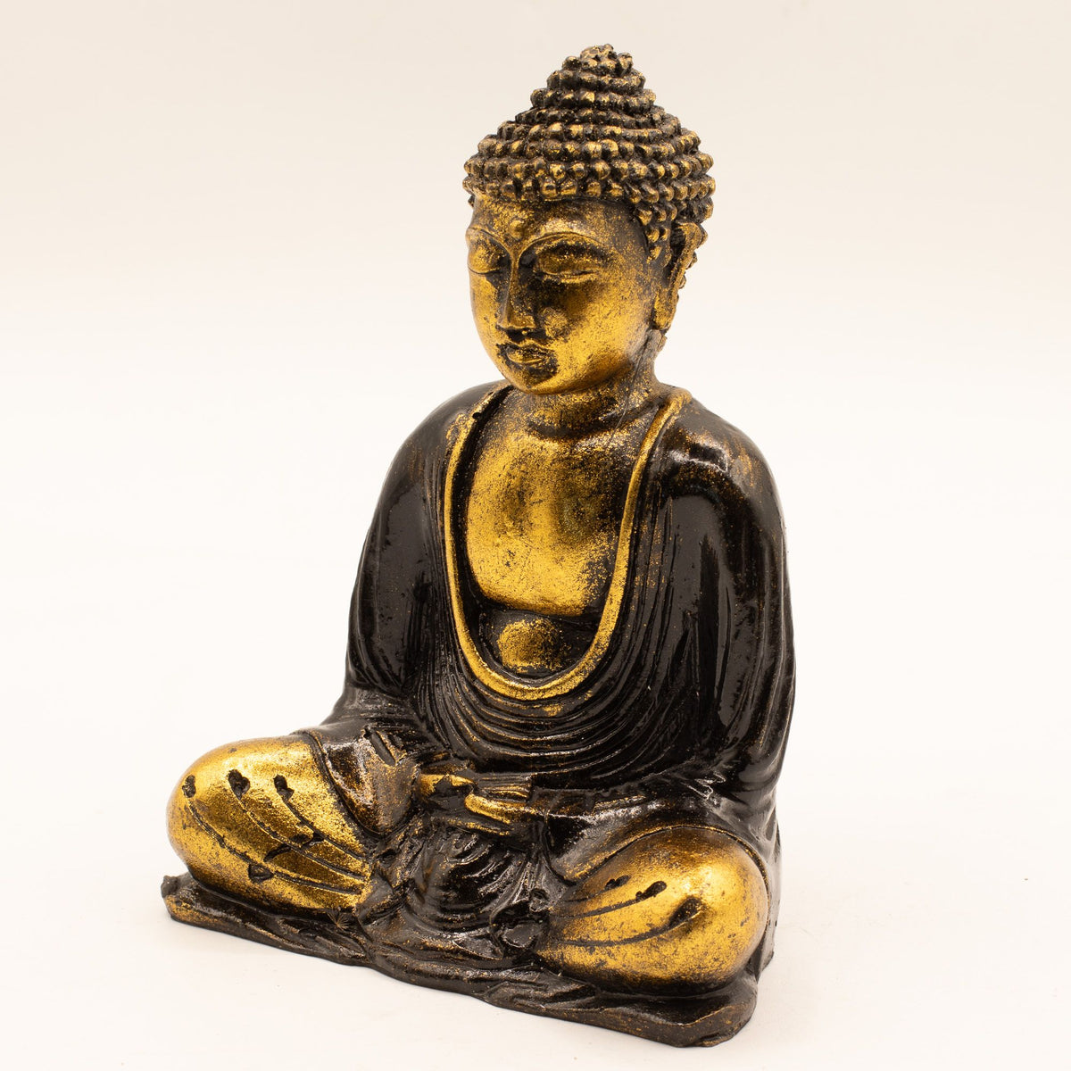 Black & Gold Buddha Statue - Medium – view 2