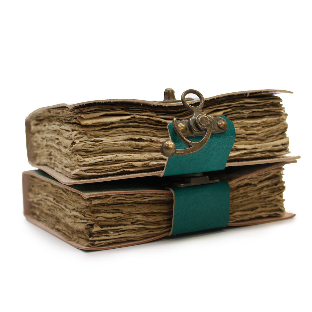 Leather Bee Kind Deckle-Edge Notebook – 18x13 cm – view 2
