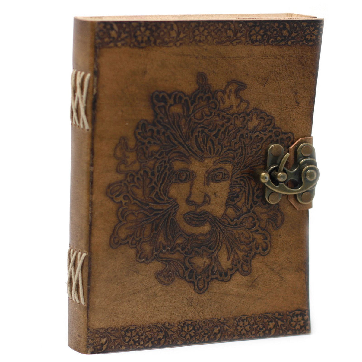 Leather Greenman Notebook, 200 Pages – 15.5x20 cm – view 8