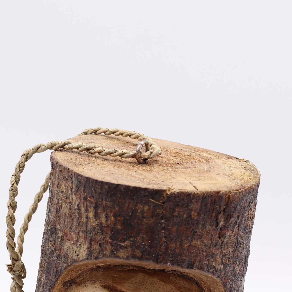 Carved Tree Trunk Birdhouse, Grumpy Old Man Face – view 2