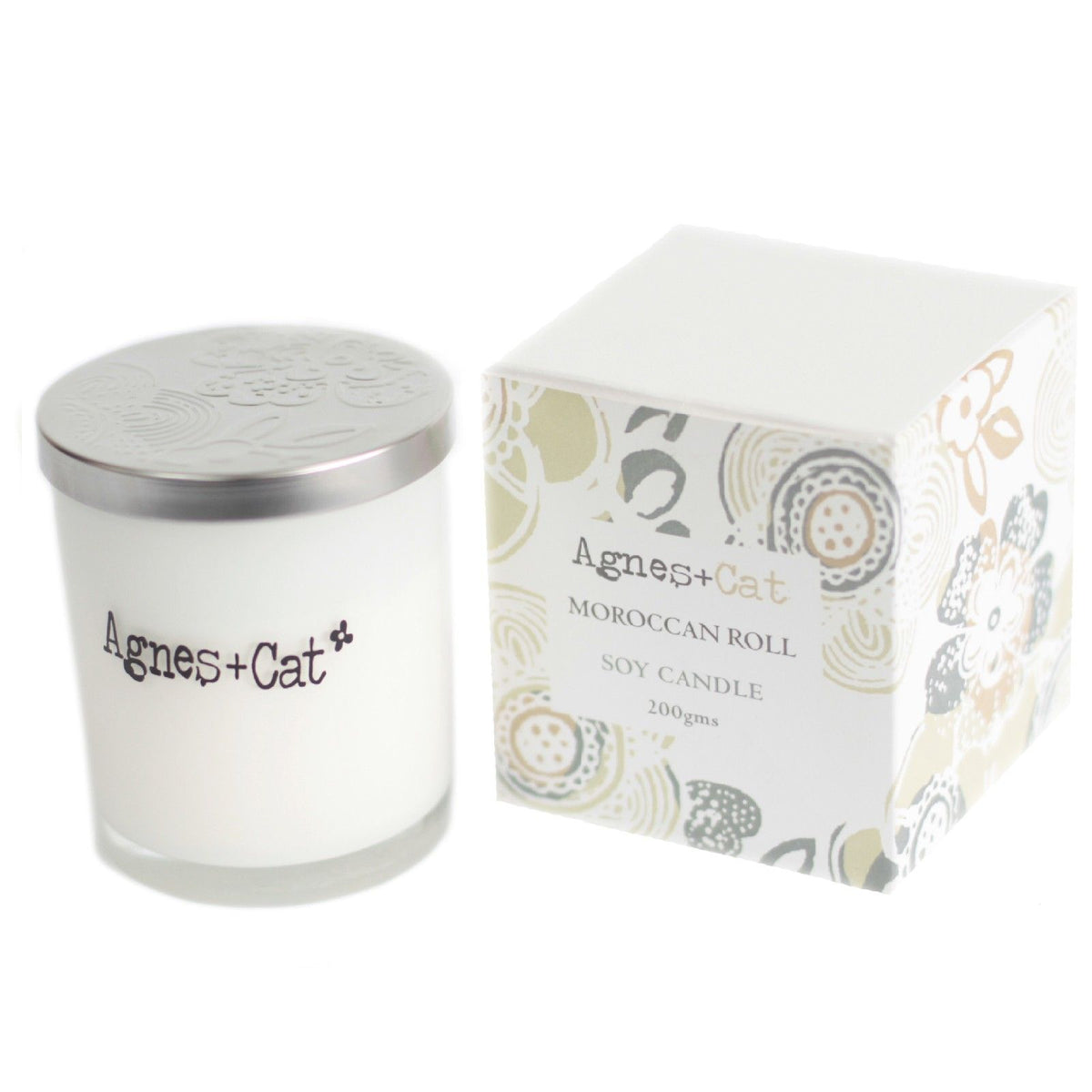 Agnes + Cat Soy Wax Votive Candle - Moroccan Roll