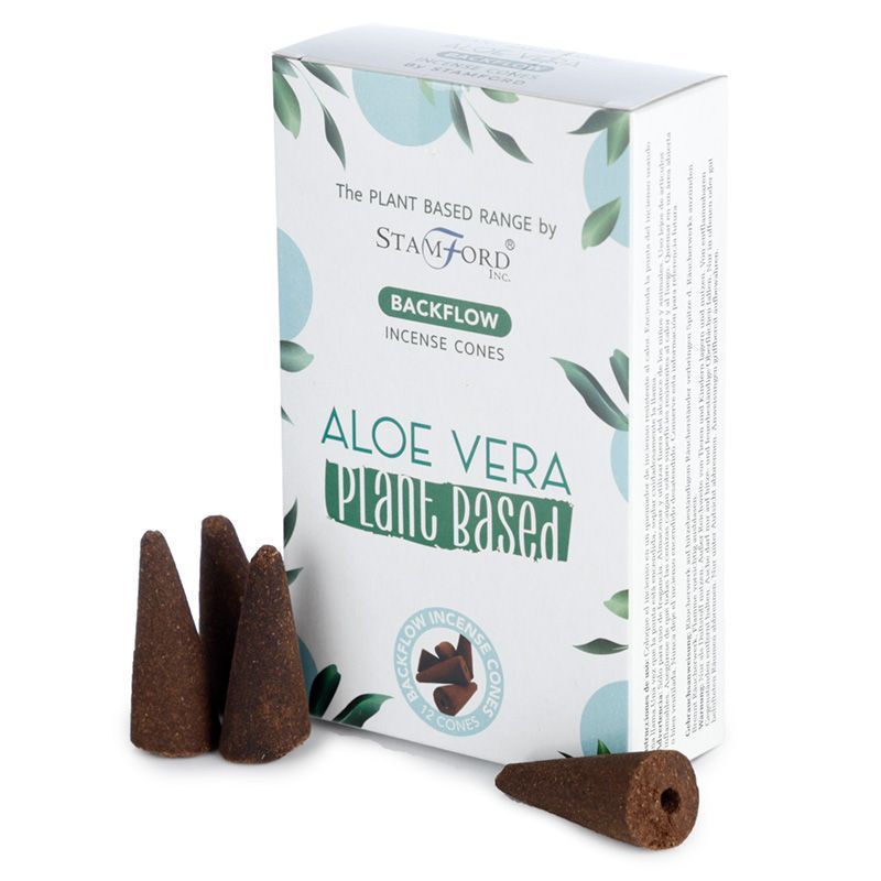 Stamford Backflow Incense Cones - Aloe Vera, 12 Pack – view 2