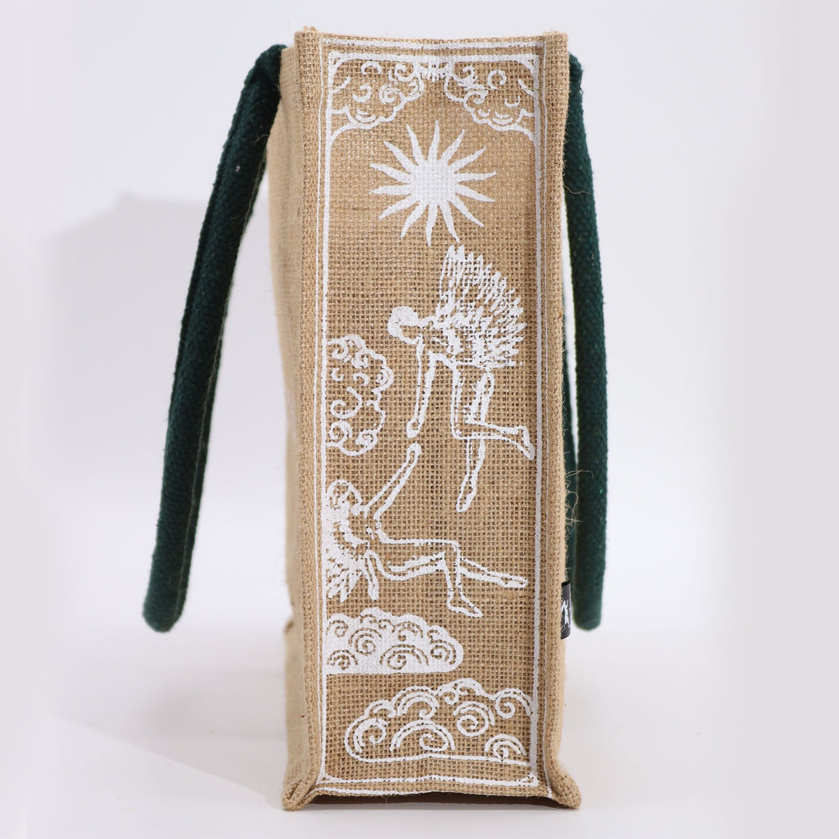 Hop Hare Jute Bag - I am Loved – view 6