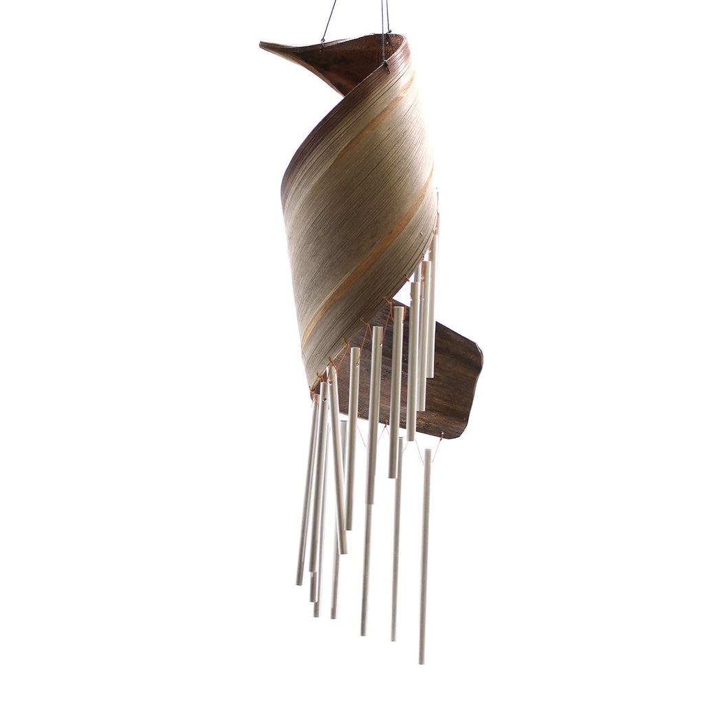 Coconut Leaf Wind Chime - Natural, 50 cm